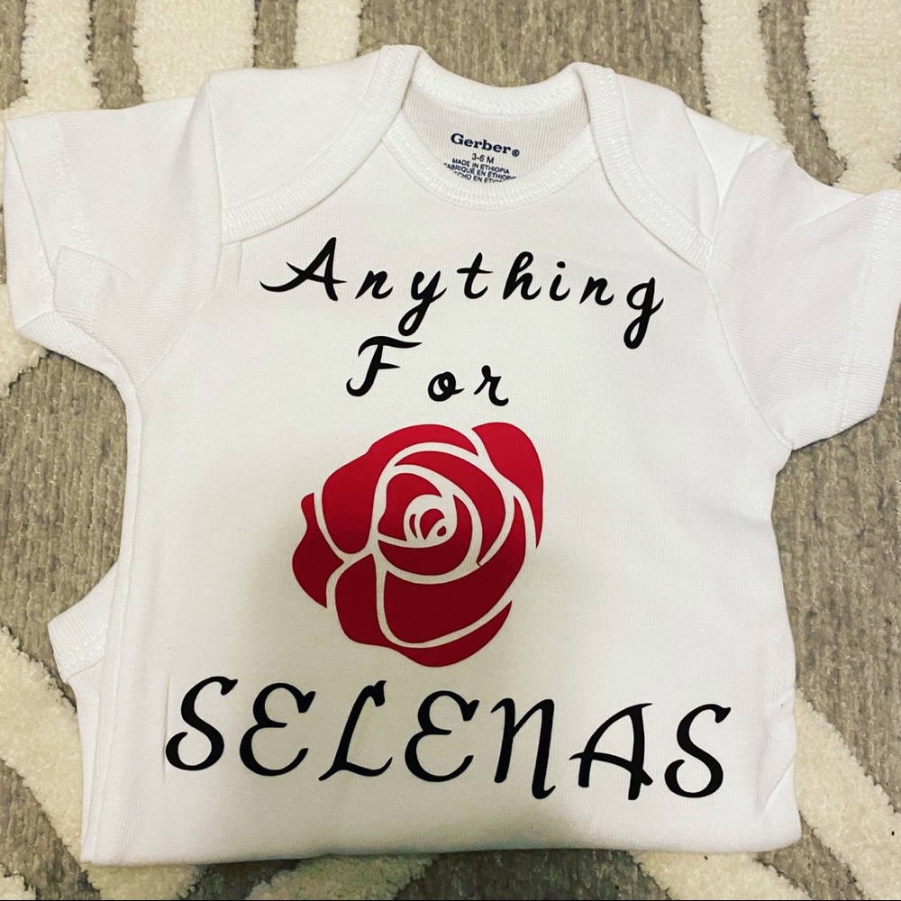 Baby Selena onesie